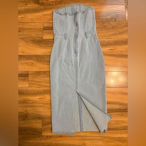 Light Blue Denim Dress